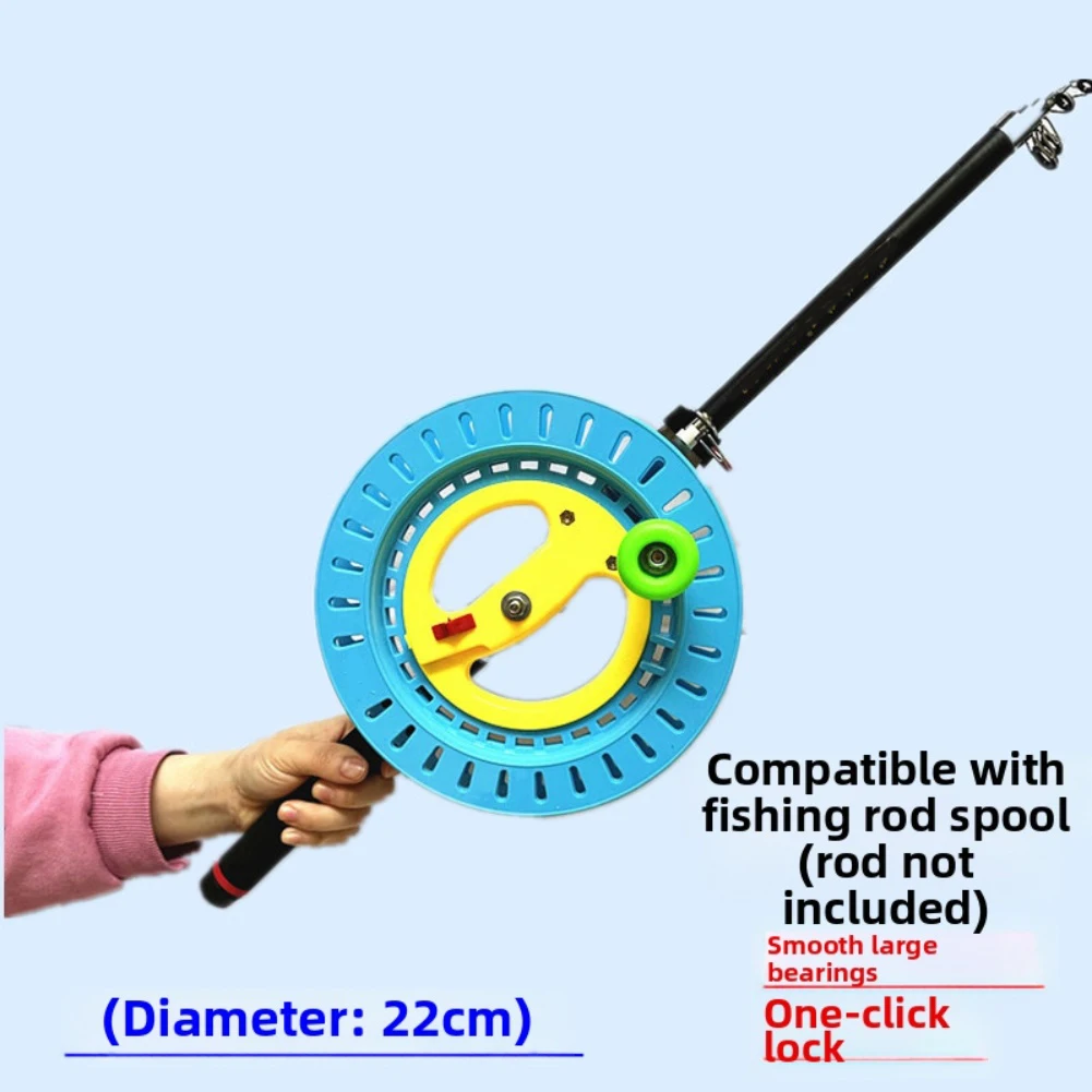 For Kite Flying and Fishing Pulley Wheel with ABS Housing for Effective Line Guidance and Operational Stability