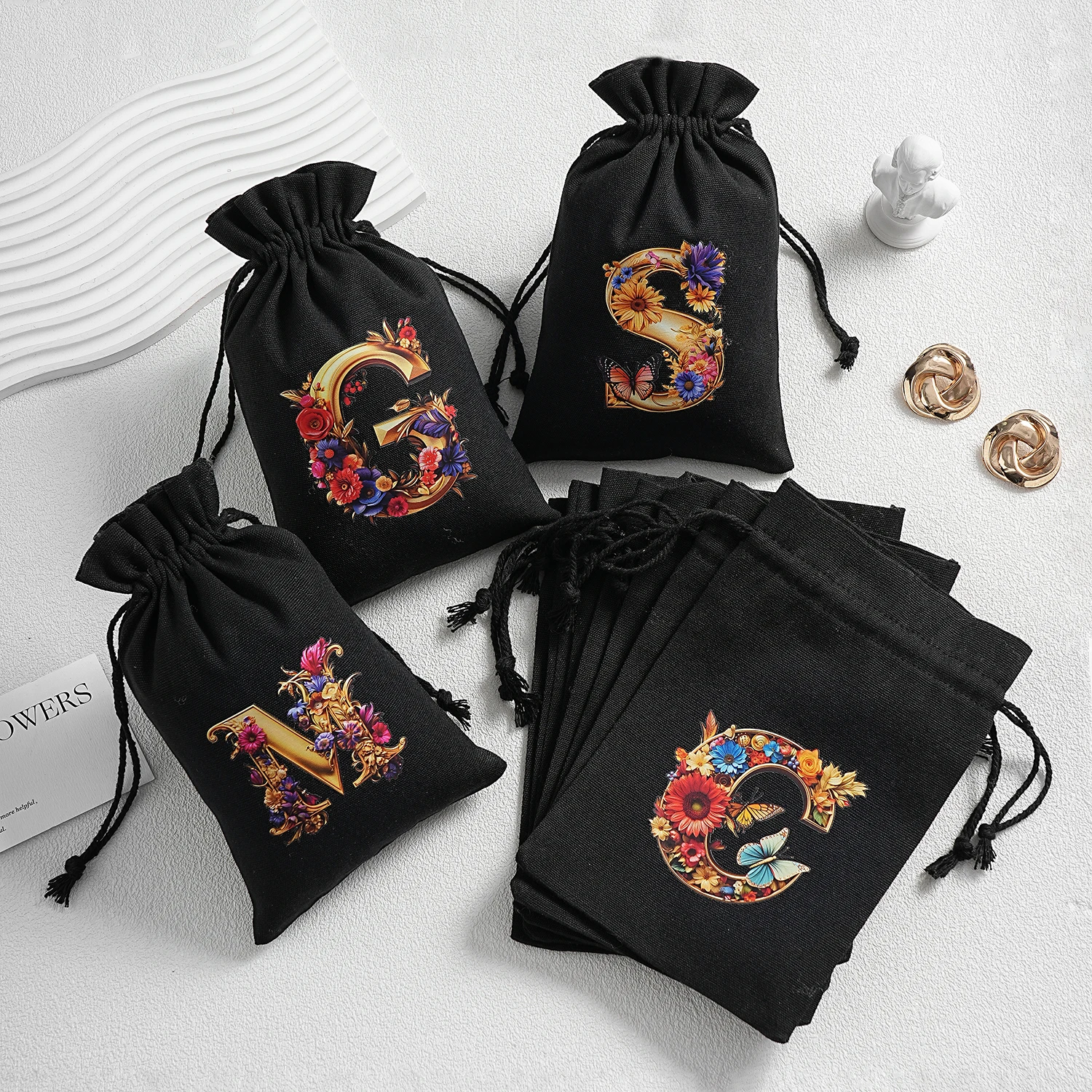 

Дорожная сумка для хранения косметики с цветочным принтом