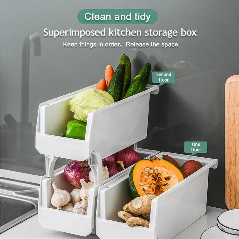 

Kitchen Organizer Fruit Storage Box Bathroom Shelf For Cosmetics Cooking Utensils Spice Rack Fruit Loft Shelf Cocina Table Stand