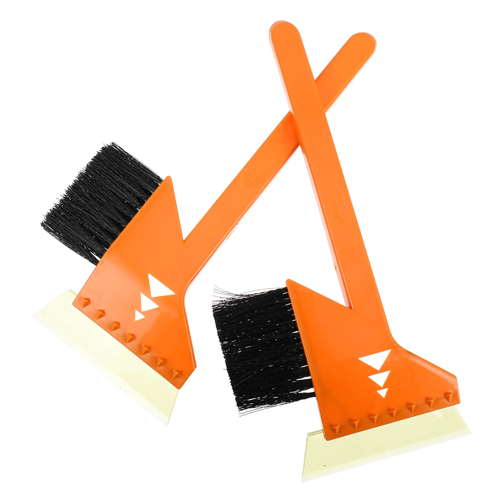 

2pcs ABS Plastic Snow Scraper Ice Shovel Broom Tendon Spatula Car Windshield Removal Tool Easy Storage Anti Skid Grip Non