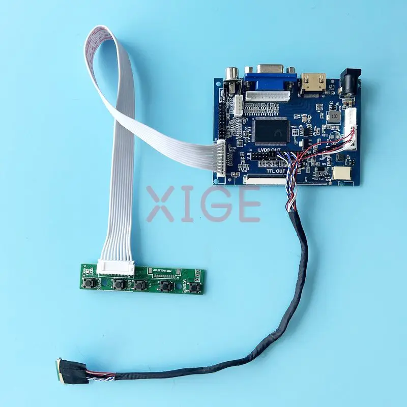 For N156B6 N156BGE Driver Controller Board Compatible-HDMI DIY Assembly Kit VGA 2AV 15.6