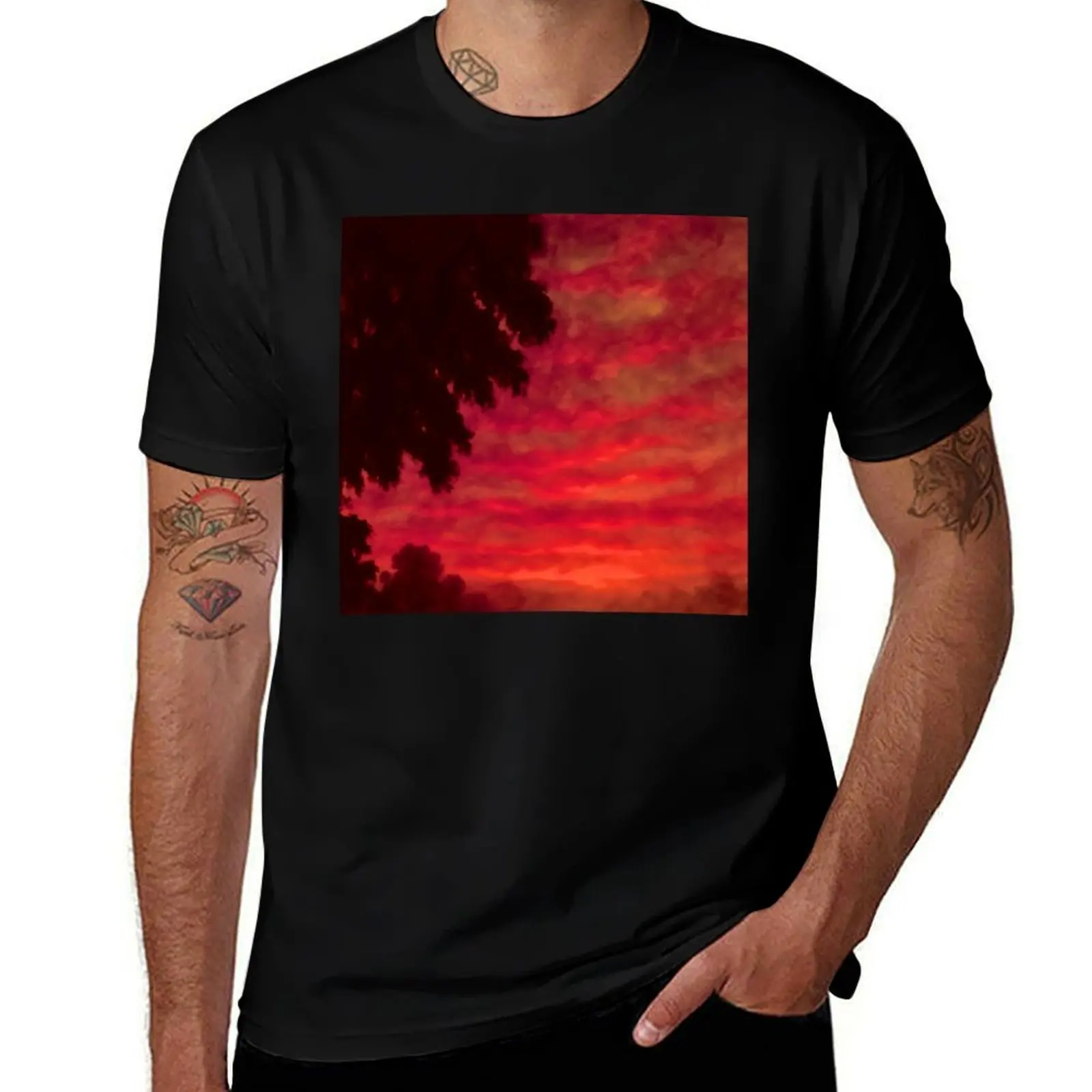 

Sunset Sky to the West 6 T-Shirt fashion shirts valentines boutique clothes baggy shirts Anime t-shirt luxury clothes men