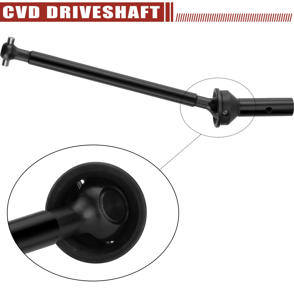GLOBACT Steel Front Rear Drive Shafts for 1/7 ARRMA INFRACTION 6S LIMITLESS 1/8 TYPHON 6S TLR TUNED Upgrade Replace ARAC3984