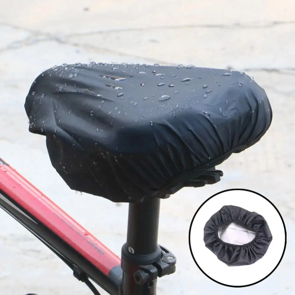 1 Pc Waterproof Bike Seat Cover Bicycle Saddle Cover Protective Waterproof Cloth Cushion Protector Outdoor Biking Guard