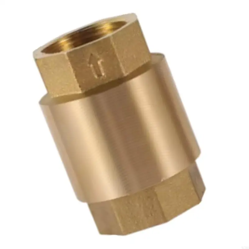 M7DA Brass Female Thread Inline Spring Check Valves Replacement Single Way Connector Water Non Return Valves DN20/DN15