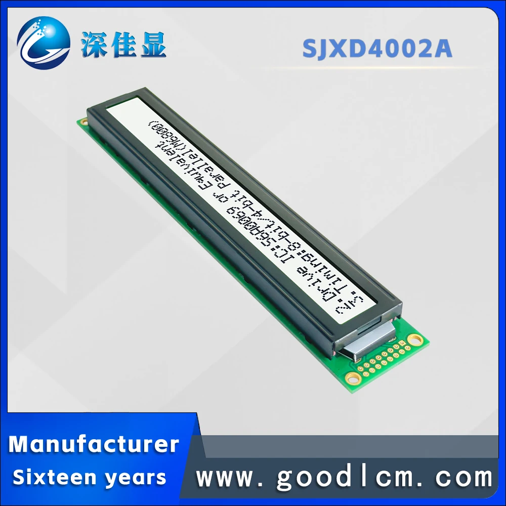 Imagem -04 - Long Strip Dot Matrix Display Module com Retroiluminação Led Caráter Monocromático Preço Acessível Sjxd4002a