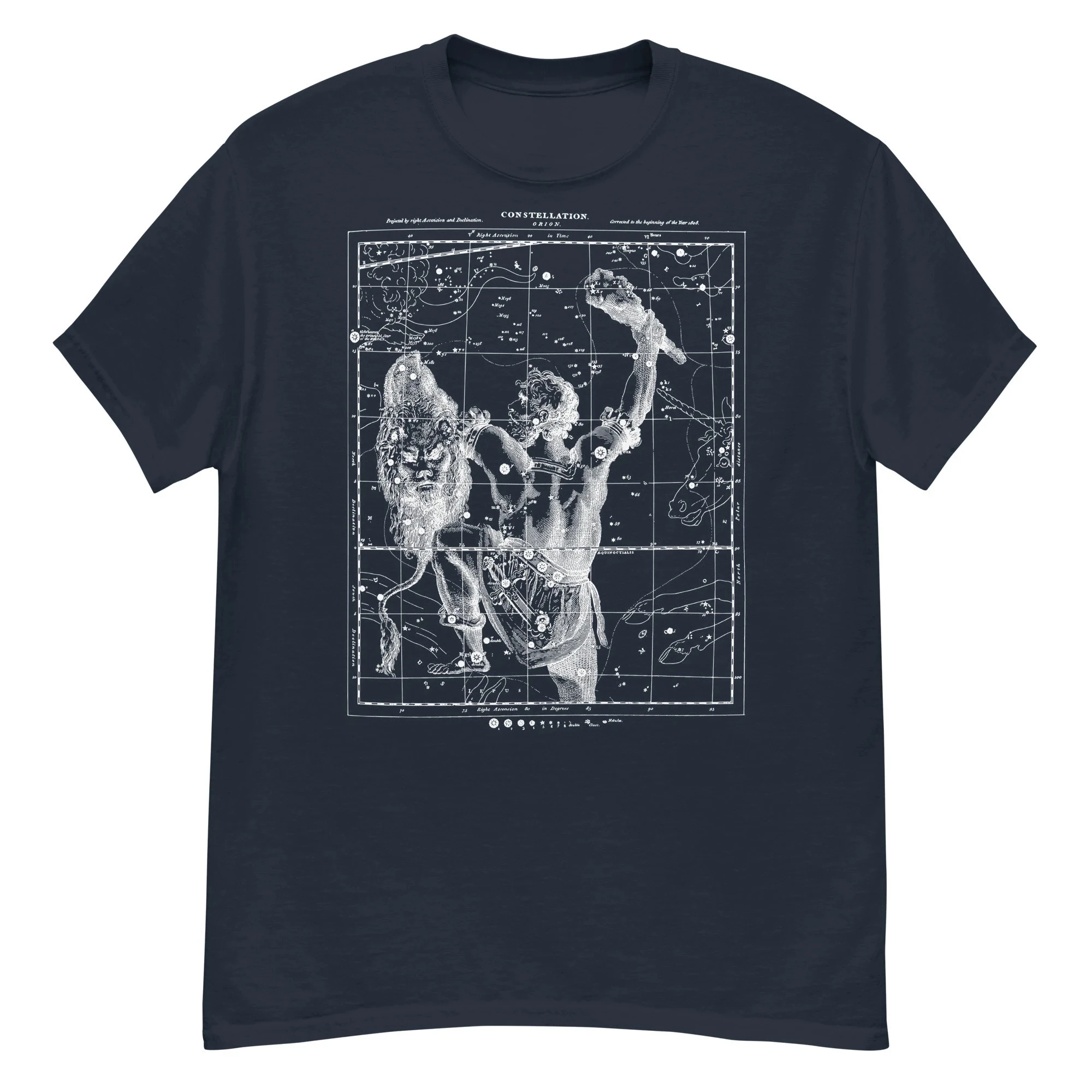 Orion Constellation Map Aesthetic Astronomy Space T-Shirt