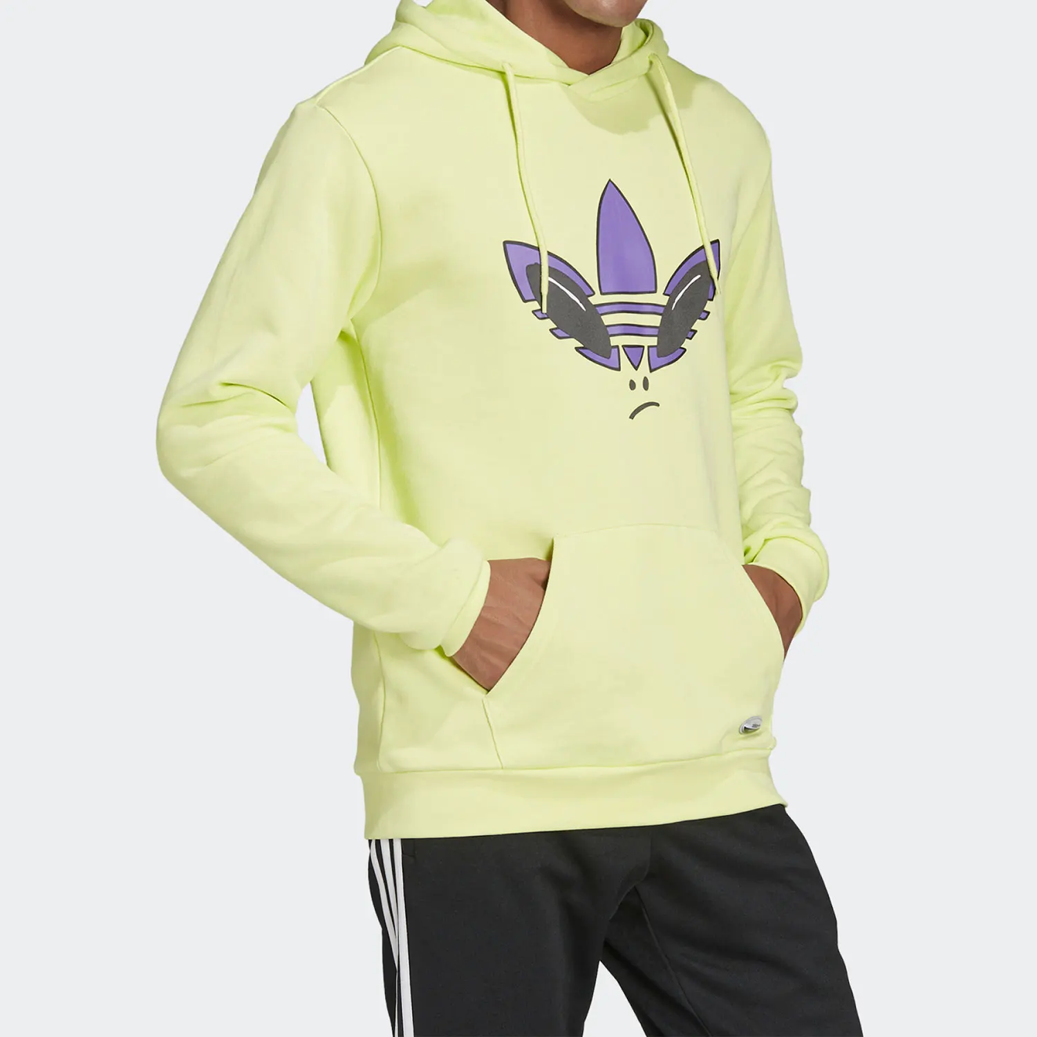 Adidas ropa deportiva holgada con capucha de temporada genuina para hombre HC9451