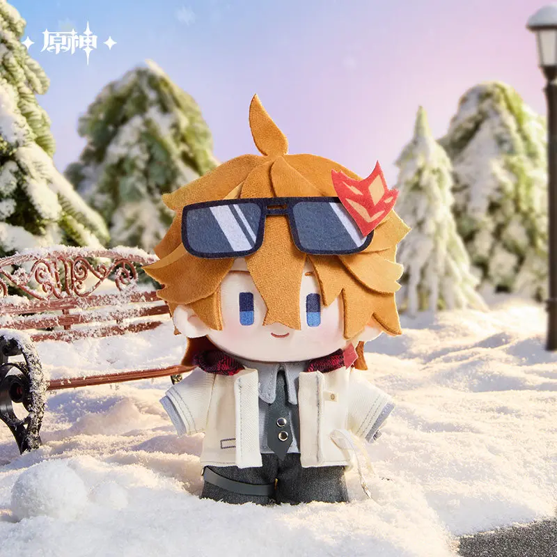 Genshin Impact Official Cozy Winter Series Stuffed Plush Doll Lohen Durin Kaedehara Kazuha Tartaglia Collectible Figure Toy Gift
