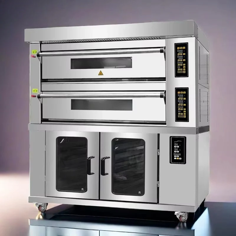 Commercial 2 10 Tray Electric Oven with Fermentation Proofer for Milk Bakery 380V Professional Custom