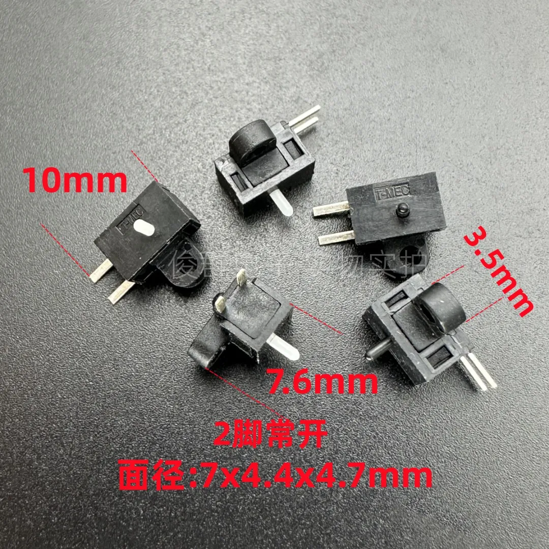 10 pz/Taiwan interruttore di rilevamento reset rilevamento limite di viaggio macchina da gioco flash porta unidirezionale 2 piedi normalmente aperto