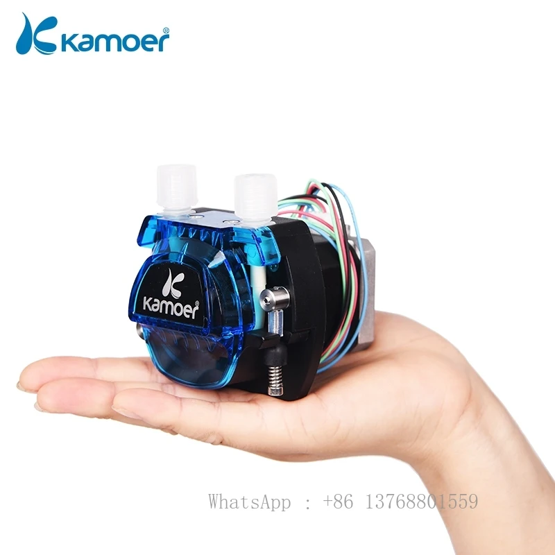 Kamoer KCM High-Precision Mini Coffee Machine Pump 12V 24V Low-Pressure Stepper Motor Water Treatment Oil Peristaltic Pump CE