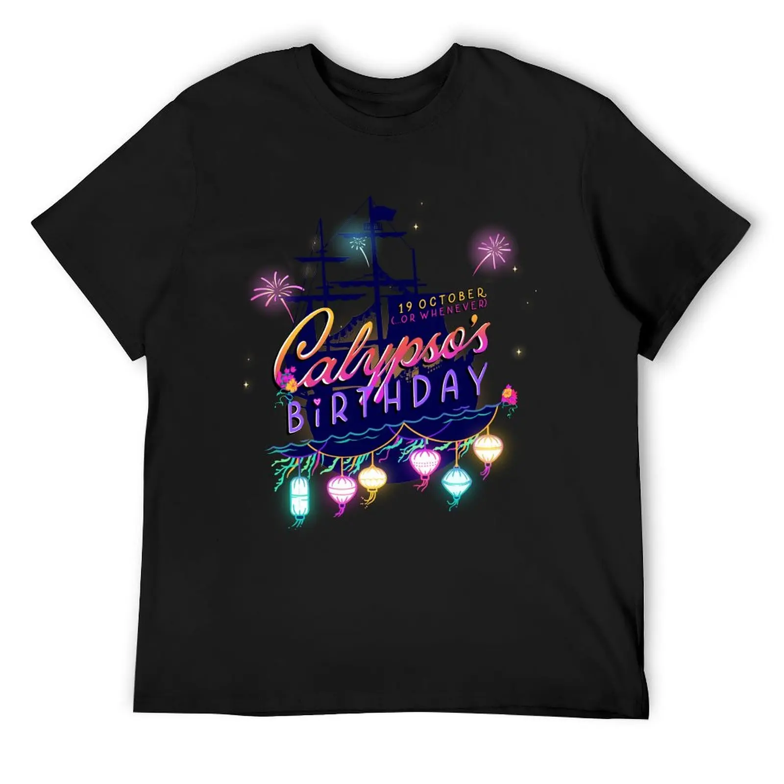 Calypso’s birthday T-Shirt man t shirt Aesthetic clothing mens funny t shirts