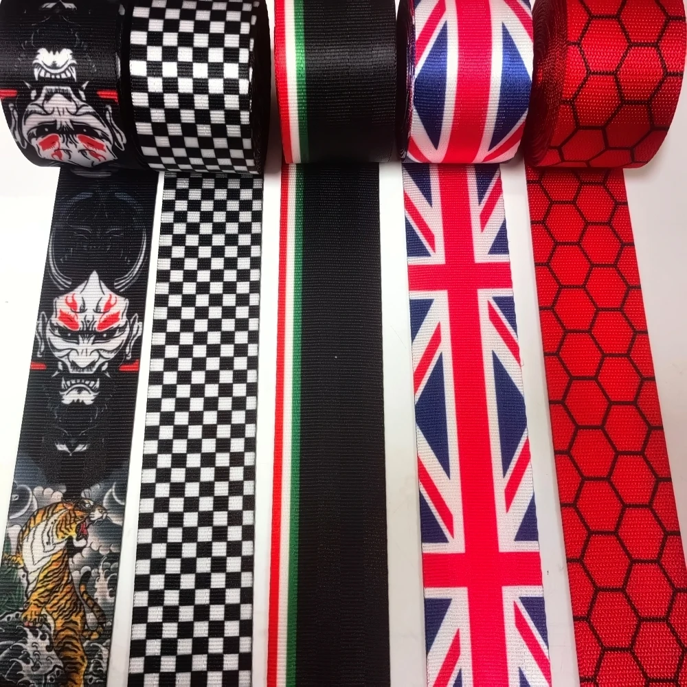 

JOORMOM Customized Pattern Personalized Design Car Seat Belt Webbing