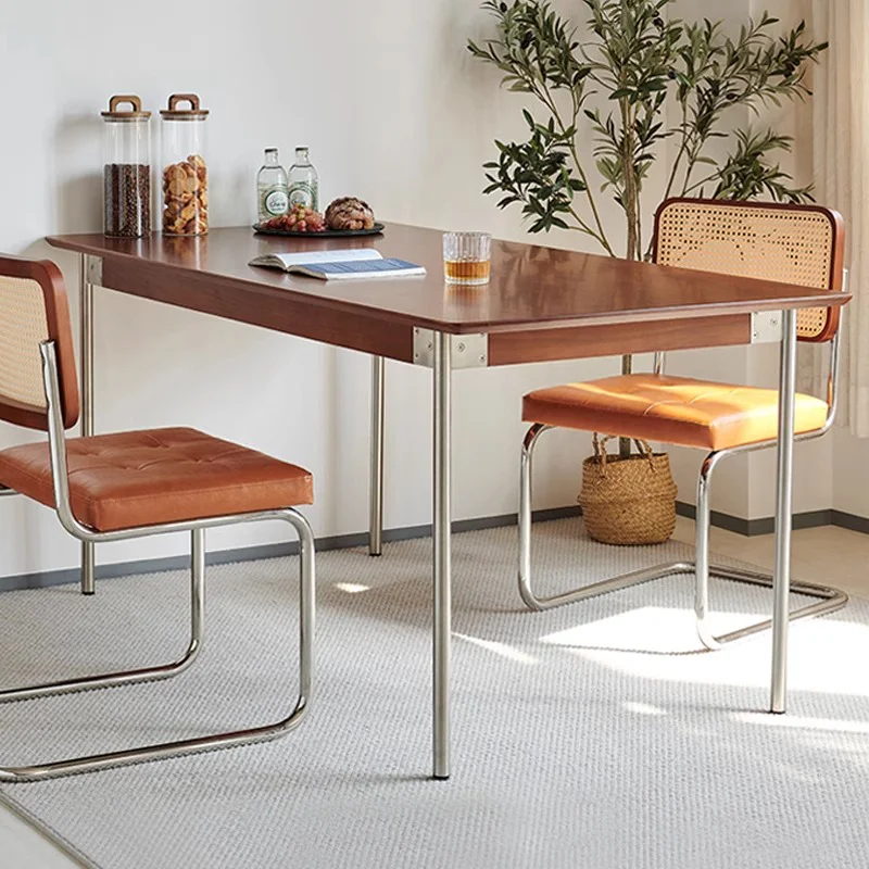 Meja Makan Nordik Modern Nigeria Meja Makan Kantor Pintu Masuk Mewah Klasik Baru Perabotan Rumah Muebles Kayu Desainer Yang Tidak Biasa