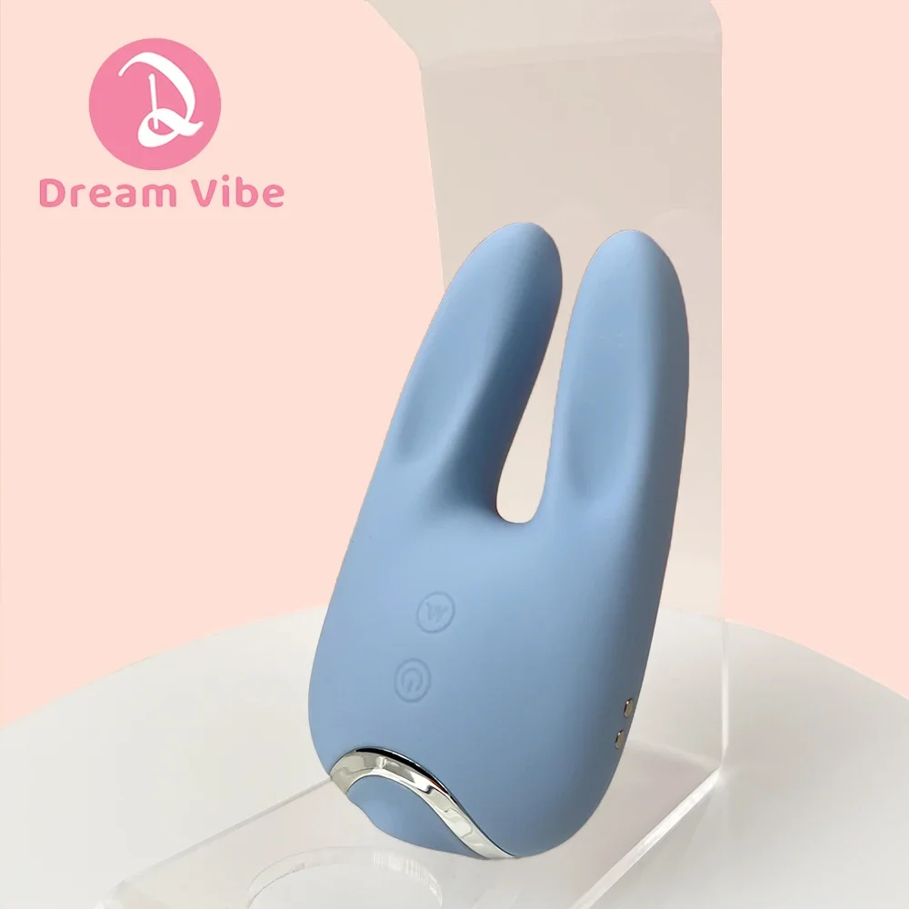 الأزرق الأرنب هزاز المحركات المزدوجة شفط هادئ والاهتزاز قوية البظر مدلك للنساء لعبة الجنس الشعبية للفتيات #5