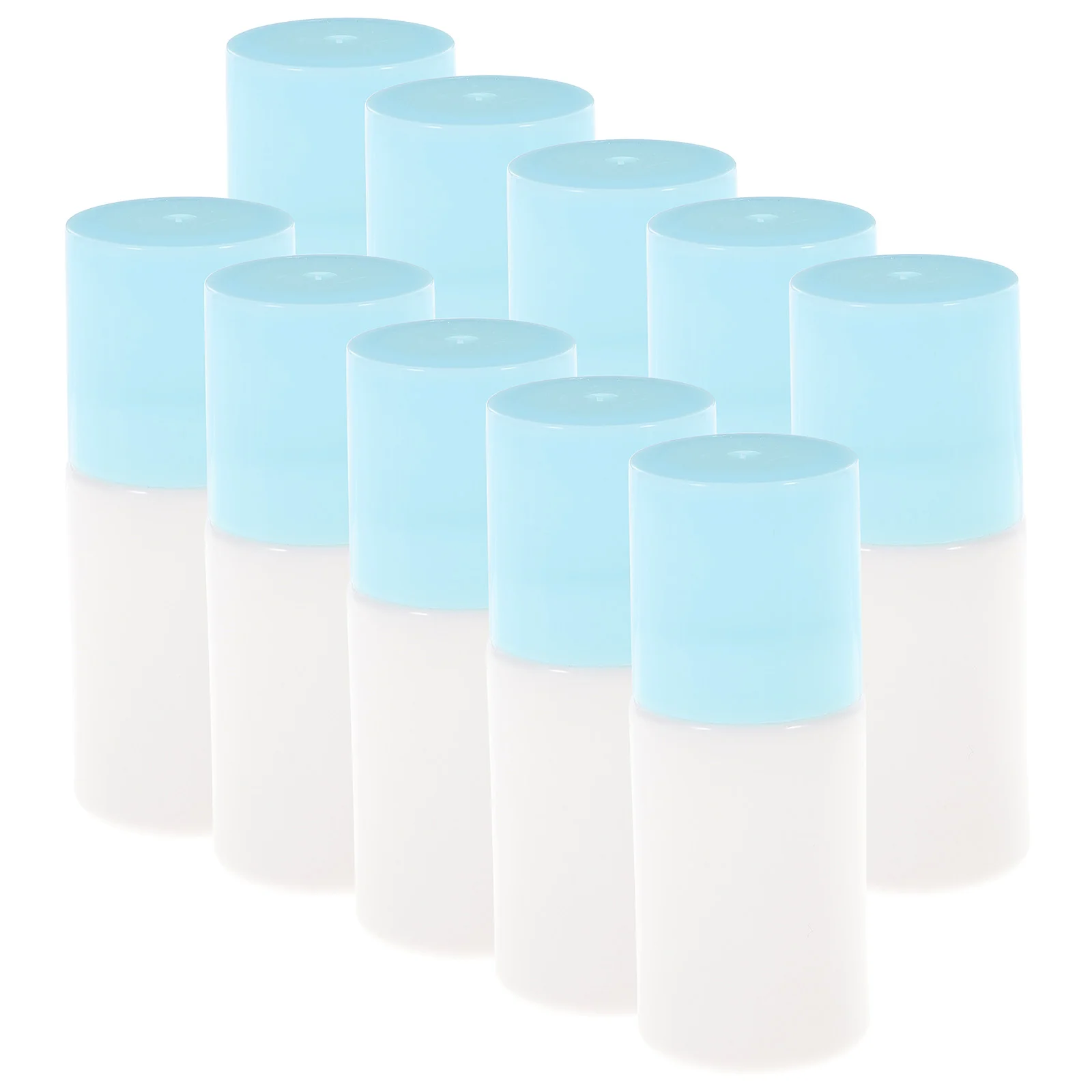 10 Pcs Sponge Head Liquid Bottle Correction Fluid Liniment Lotion Multi-use Sub Small Empty Travel