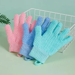 1pc Five Finger Bath Gloves Creative Home Body Massage Sponge Lazy Bath Gloves Deodorant Massage Elastic Bath Scrub Mud