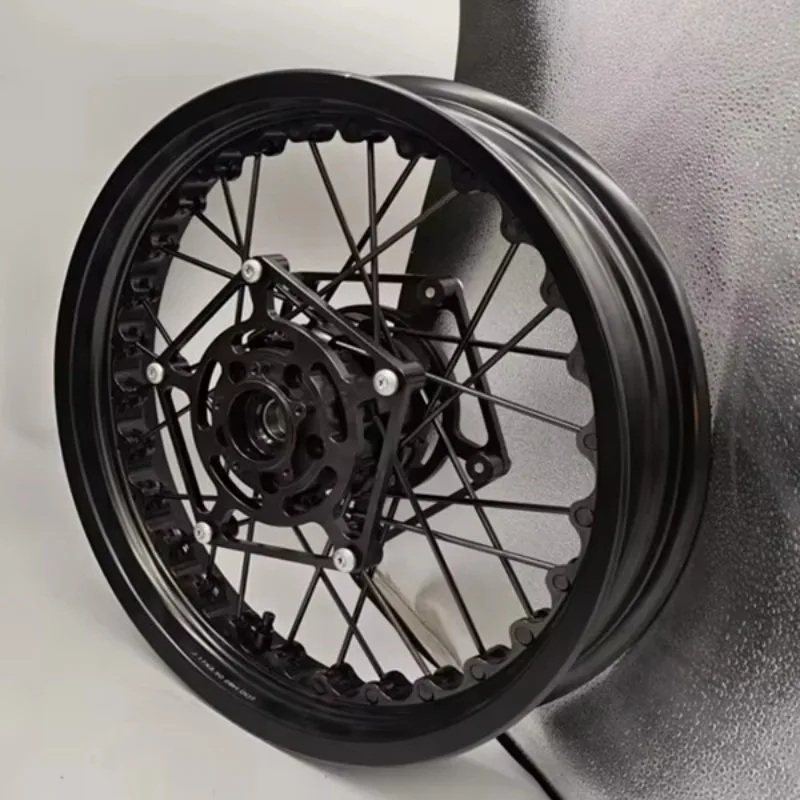 Premium Bespoke Full-size Motorcycle Rims19x3.0 Front 17x5.0 Rear Compatible Motorcycle Tubeless Spoked Wheels Set For Bobber B