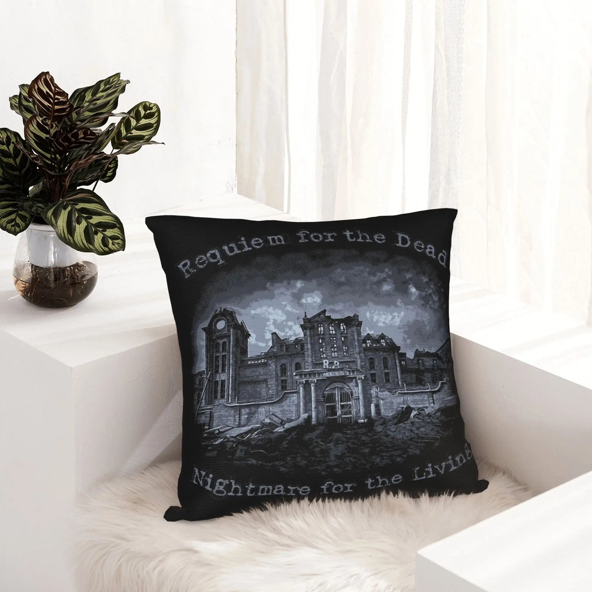Residents Evils 9 Requiem RPD Pillowcase Printing Polyester Cushion Cover Decoration Pillow Case Cover Bed Drop Shipping 45X45cm