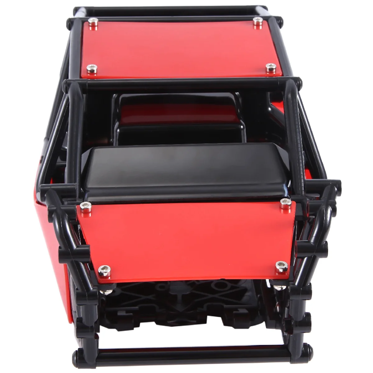 Rock Buggy Body Shell Chassis Kit for 1/10 RC Crawler Car Axial SCX10 II 90046 UTB10 Capra,Red