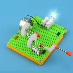 Generador de manivela de mano de física divertida, modelo de experimento de ciencia, juguetes, equipo de enseñanza y suministros, DIY