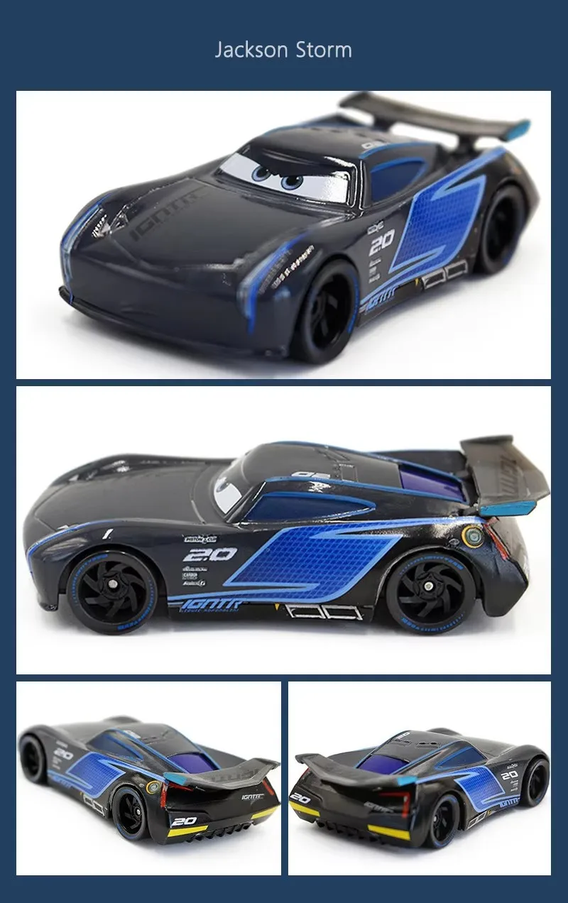 Pixar Cars 2 3 Lightning McQueen Cruz Ramires Sterling Ramone Traktoren Legierungsautomodell Kinderauto Spielzeug Geburtstagsgeschenk – Detail 20
