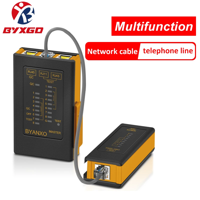 byxgd-rj45-rj11-ネットワークケーブルテスター--シングルエンドテスト--100mの長距離--cat5e-cat6用電話回線ケーブルテスター