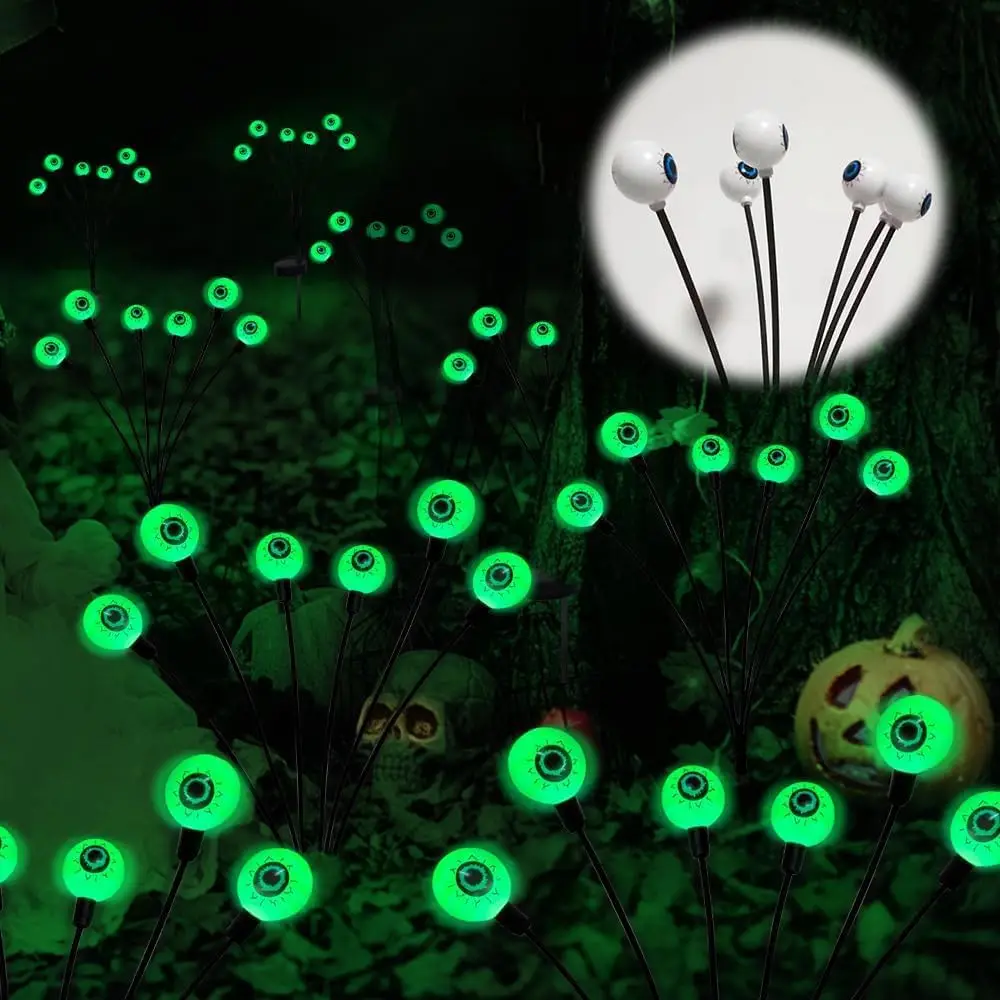 

Solar Powered Halloween Eyeball Light String Colored Light Bar Restaurant Courtyard Holiday Party Decoration Light