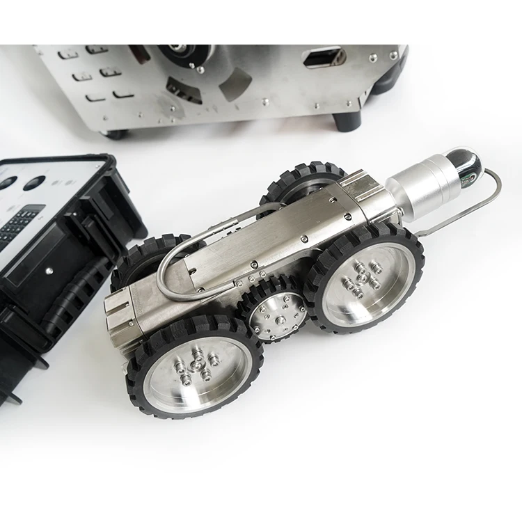 Cámara Robot de inspección de tuberías de agua industriales 1080P, cámaras para gatear de inspección de tuberías de drenaje CCTV
