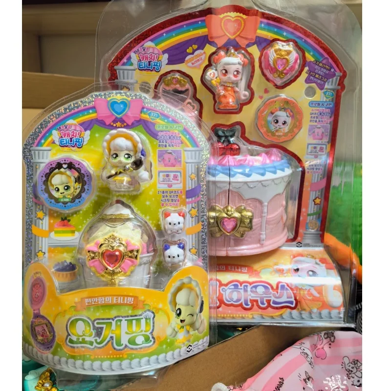 

New Teenieping Toy Series Catchiniping Hatchuping Character Accessories Children'S Dessert Box Doll Girl Princess Wonder Gifts