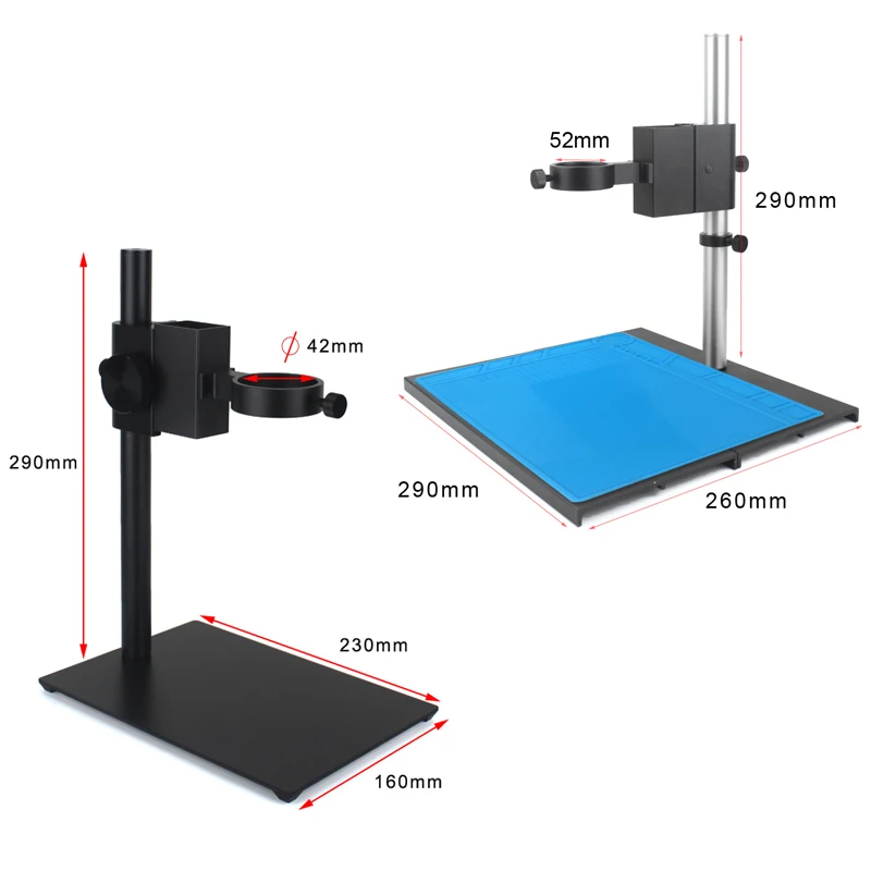 55MP 4K 2K USB HDMI VGA Type-C Digital Video Monocular Microscope Camera Continus Zoom 180X C-Mount Soldering Phone Repair Tools