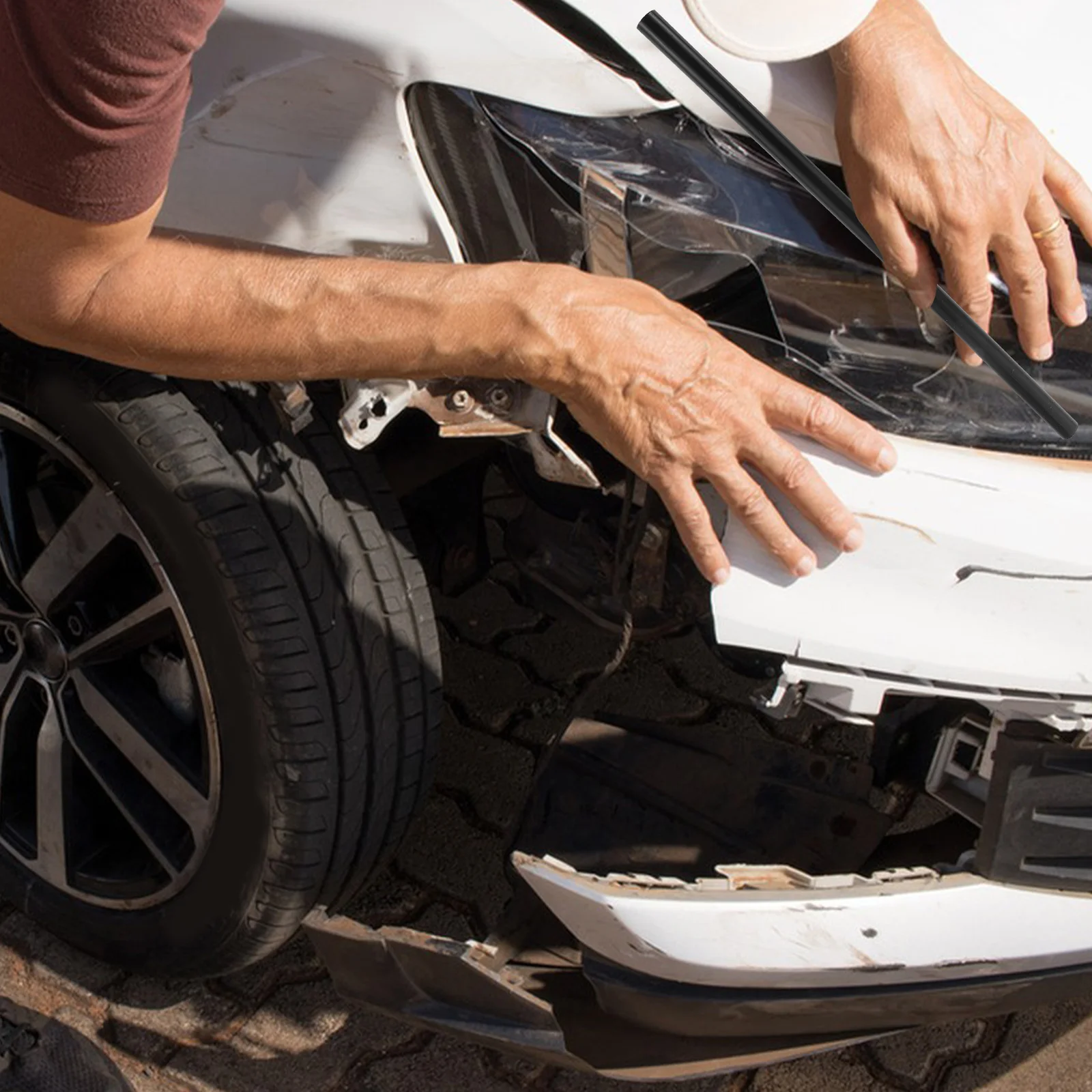 

6Pcs Dent Puller Kit Hot Melt Glue Sticks Auto Tools Hail Damage Removal Glue Hot Melt Adhesive Strip