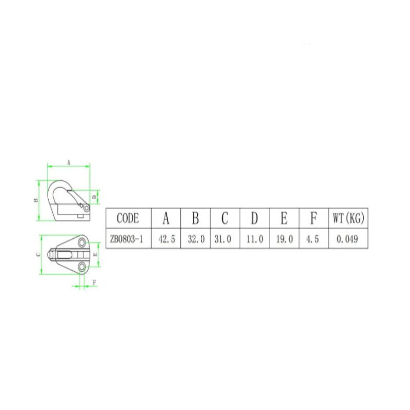 ISURE MARINE 316 Stainless Steel Marine Fender Hook Block Hook Marine Hook Spring Hook Yacht  Accessories