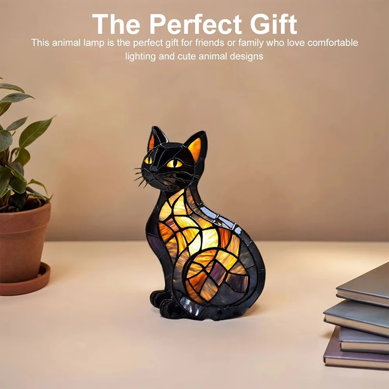New Animal Resin Night Light LED Bedside Lamp Cute Nightstand Lamp For Living Room Bedroom Night Light Home Decoration Gift