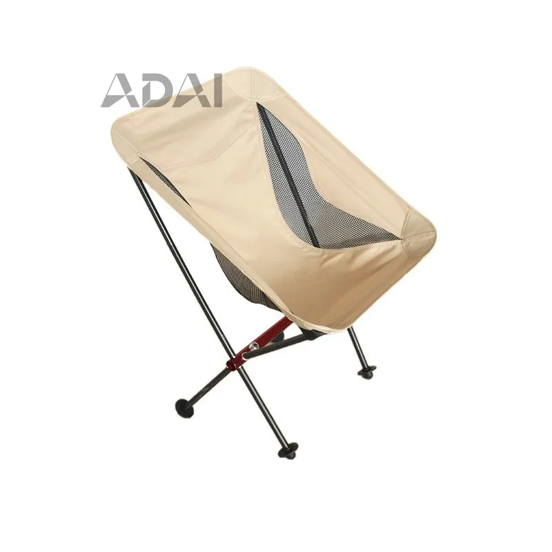 

Camping aluminum alloy moon chair, outdoor leisure folding chair, portable fishing chair, beach chair