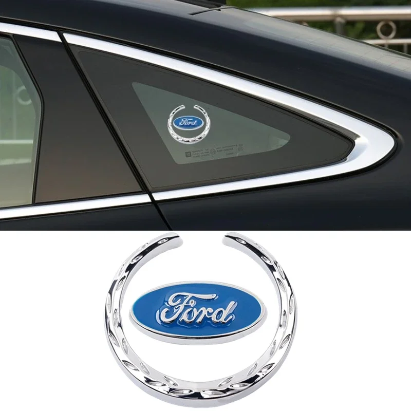 Car Window Badge Sticker for Ford Logo Fusion Mondeo Mk4 Focus 2  Transit F150 Kuga Fiesta Mk6 Mk7 Explorer 5 Ranger Accessories