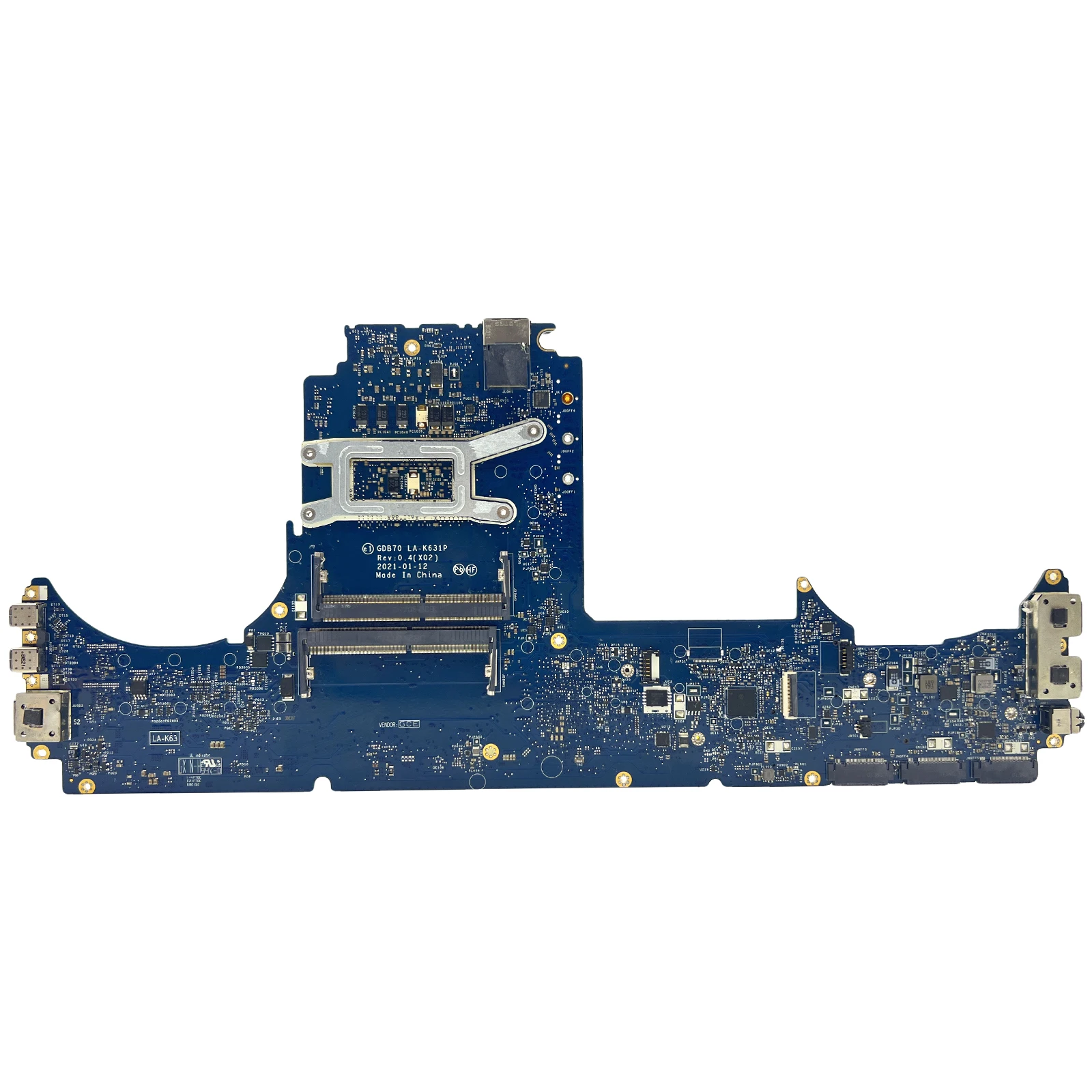 LA-J171P Notebook Mainboard For Dell Precision 7550 01CFGW 04JGVR Laptop Motherboard W-10885M i5 i7 10th Gen Full Tested