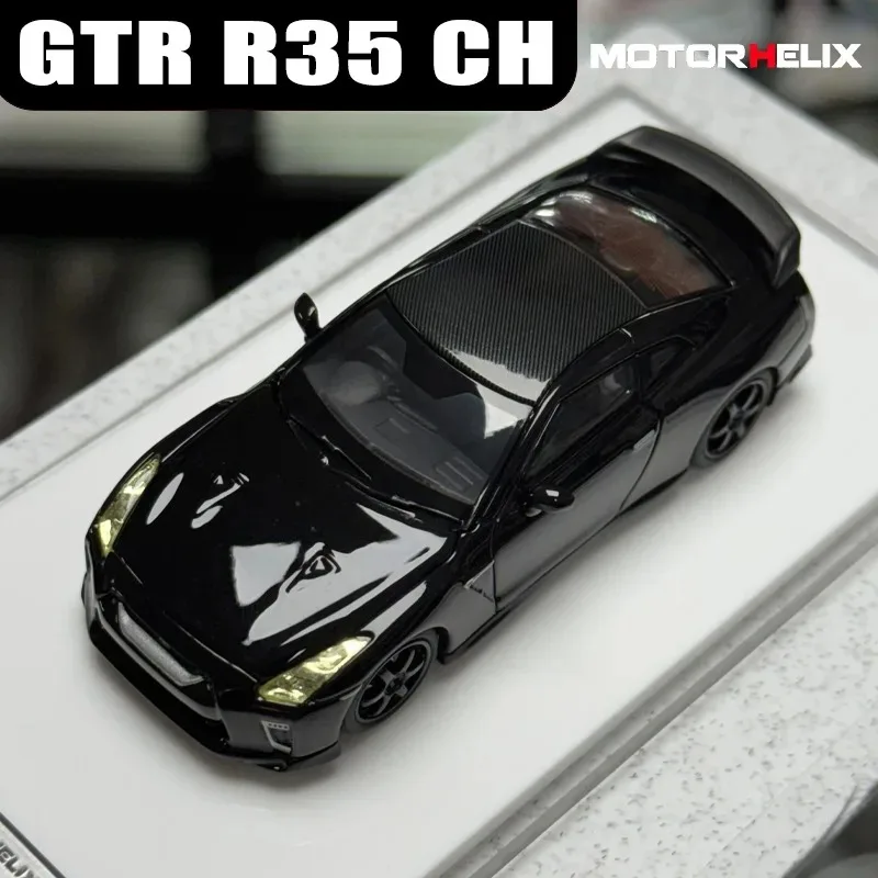Motorhelix MH 1/64 GTR R35 CH Alloy Motor Vehicle Diecast Models Car Toys Collection Boy's Gifts