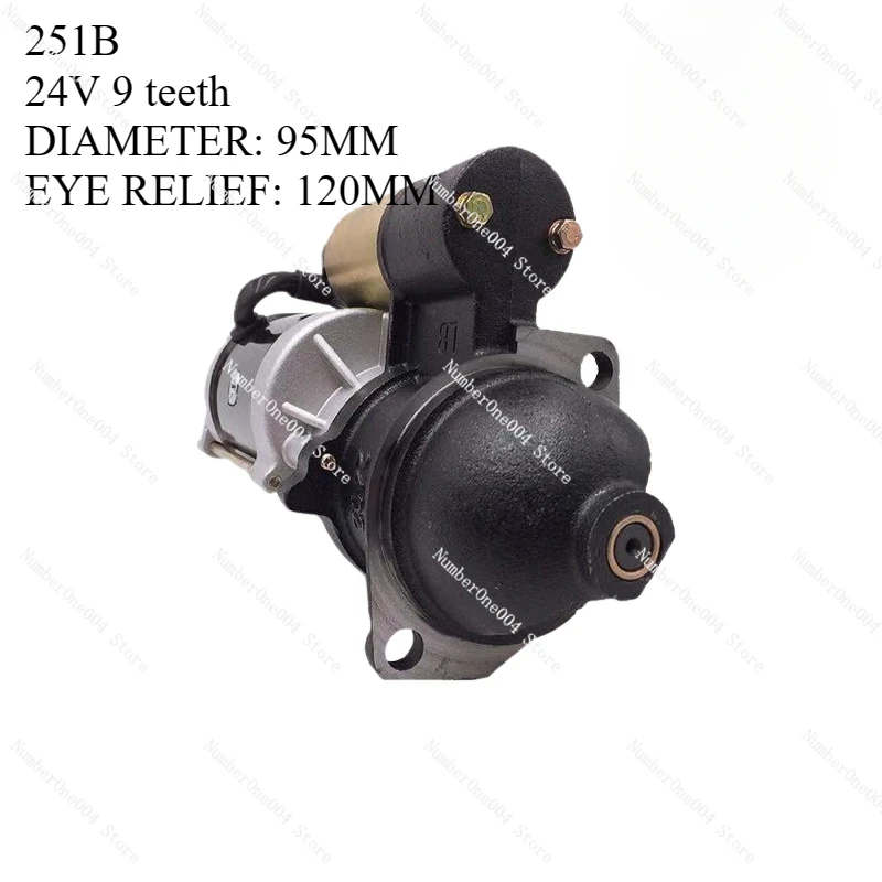 For QDJ251B Deceleration Starter Motor 433 Chaochai 4102/4105/6105