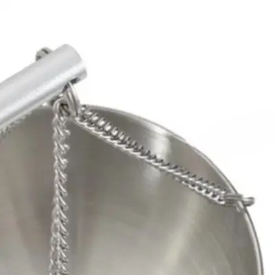 

Stainless Steel Cedar Wood Sauna Aromatherapy Bowl Oil Cup Holder With Swinging Arm For Spa Heater Rock Accessories 200ML