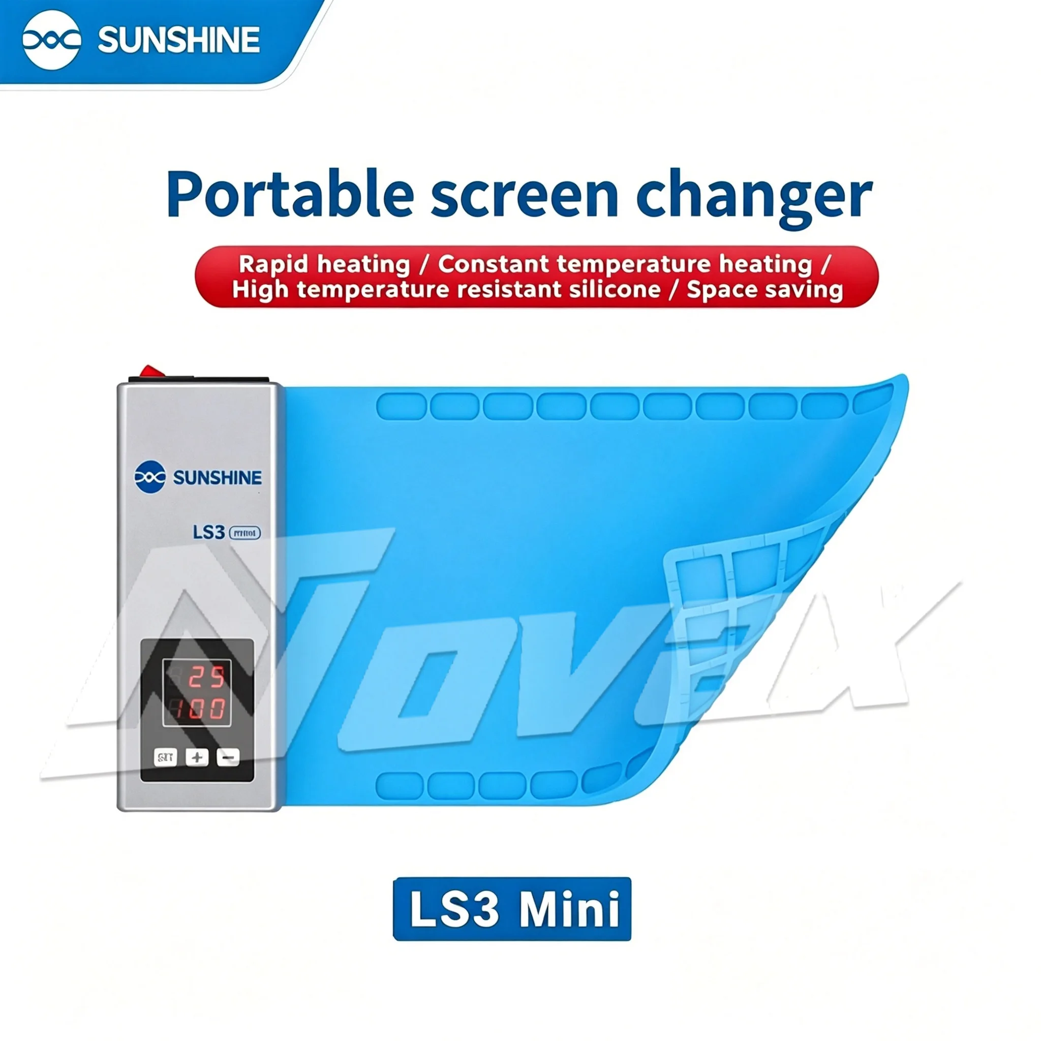 sunshine-ls3-ミニ-lcd-スクリーンリムーバー-インテリジェント温度制御、105-インチ以下の携帯電話およびタブレット用