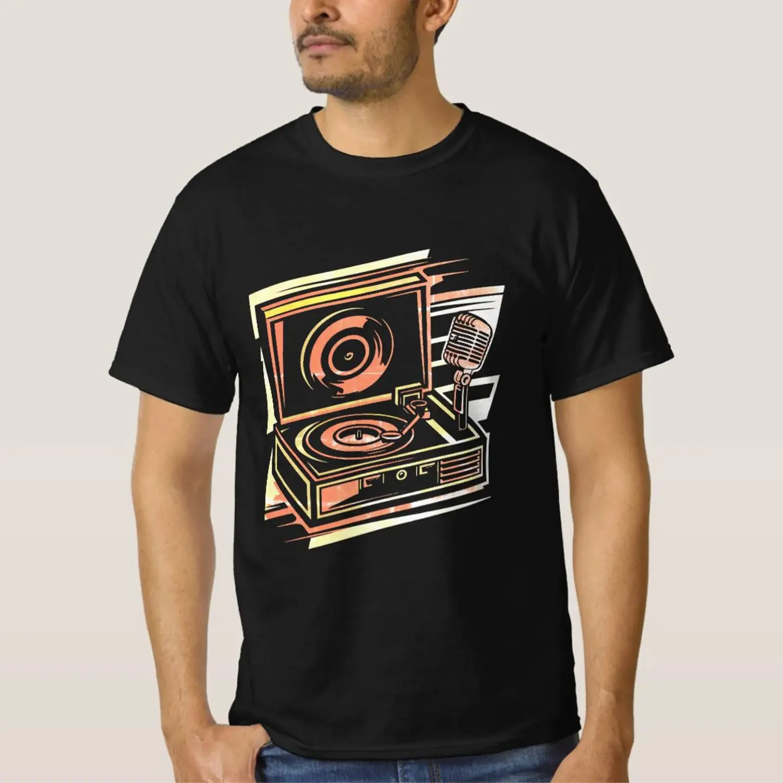 Old-School-Cool-T-Shirt im Vintage-Look, gewaschen, Streetwear-Mode, dehnbar, atmungsaktiv, lässig, Unisex, grafisch, leicht stylisch