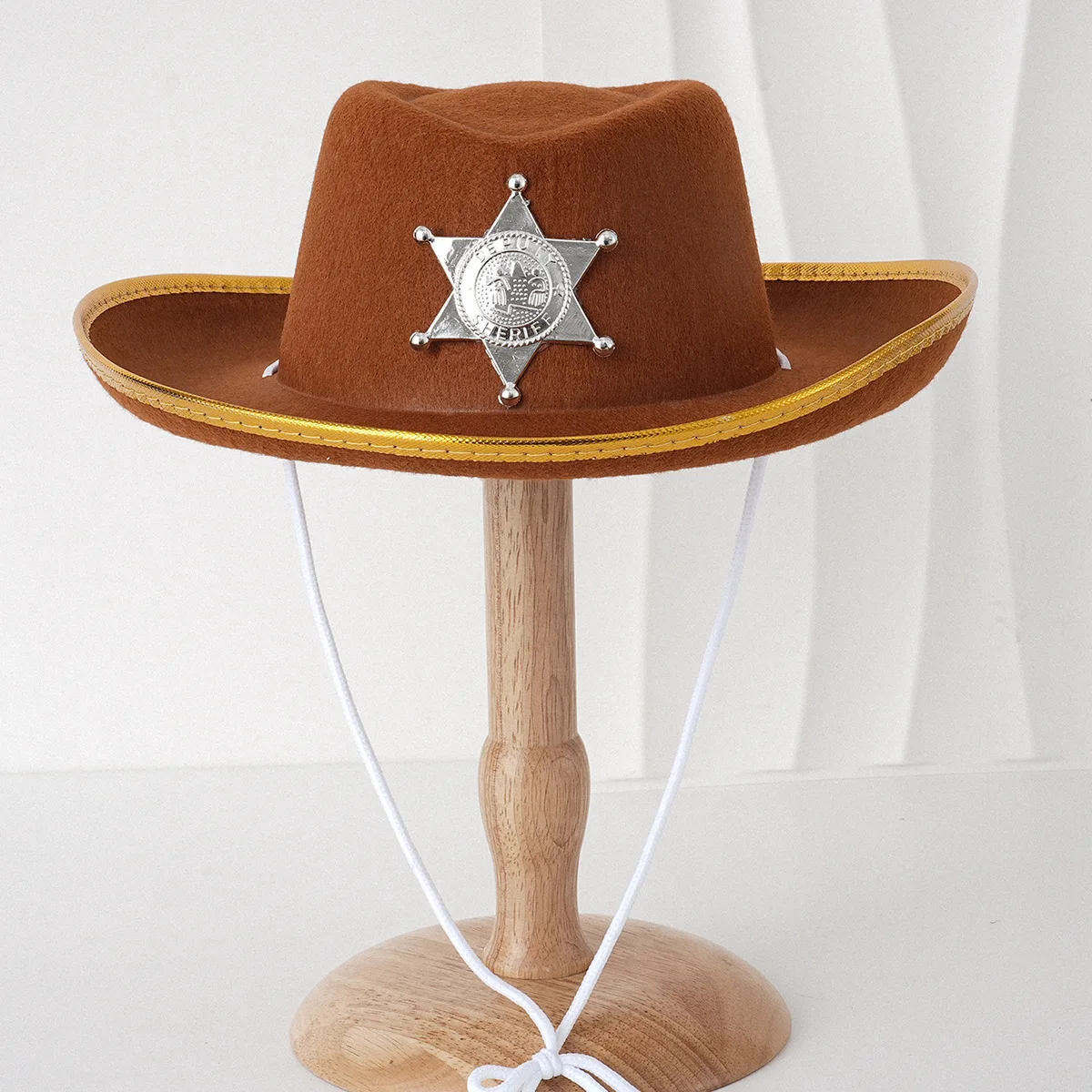 

HongLuan темно-коричневая регулируемая ковбойская шляпа для дискотеки с перьями для женщин, винтажные ковбойские аксессуары в стиле вестерн и ковбойские шляпы для косплея для мужчин