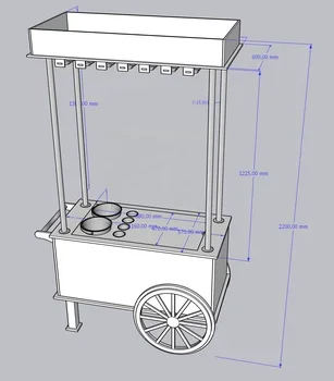 carrito de dulces champán y carrito de cerveza boda