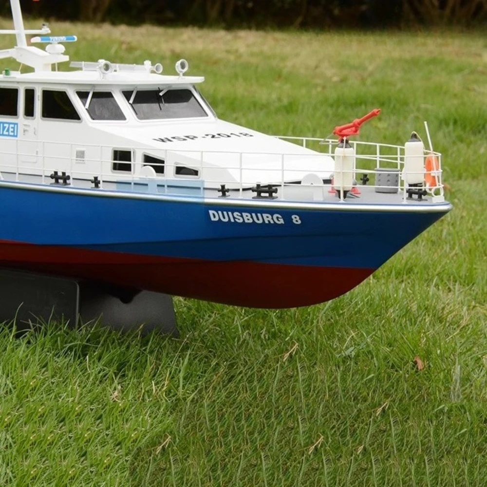 1:/32 DUISBUG 8 KIT di navi Jet Coast Guard telecomandate Versione Kit scafo in fibra di vetro Modello europeo assemblato modello di barca giocattolo