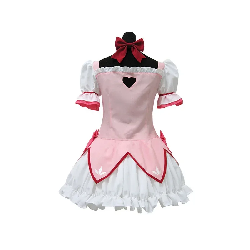 Anime Madoka Magica Cosplay kostiumy sukienka Puella Magi kostium na Halloween dla kobiet Lolita urok sukienka garnitur pokojówka JS7964