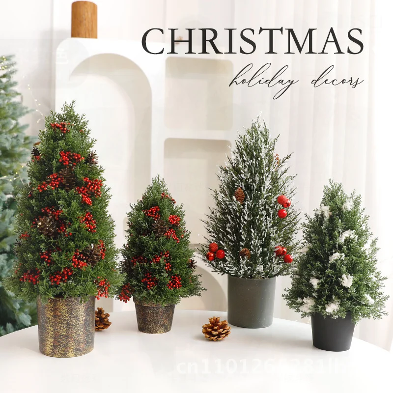 

Christmas Tree Ornaments Set Red Fruit Plastic Basin Decorative Cross-Border New Christmas Scene 2025 Wholesale