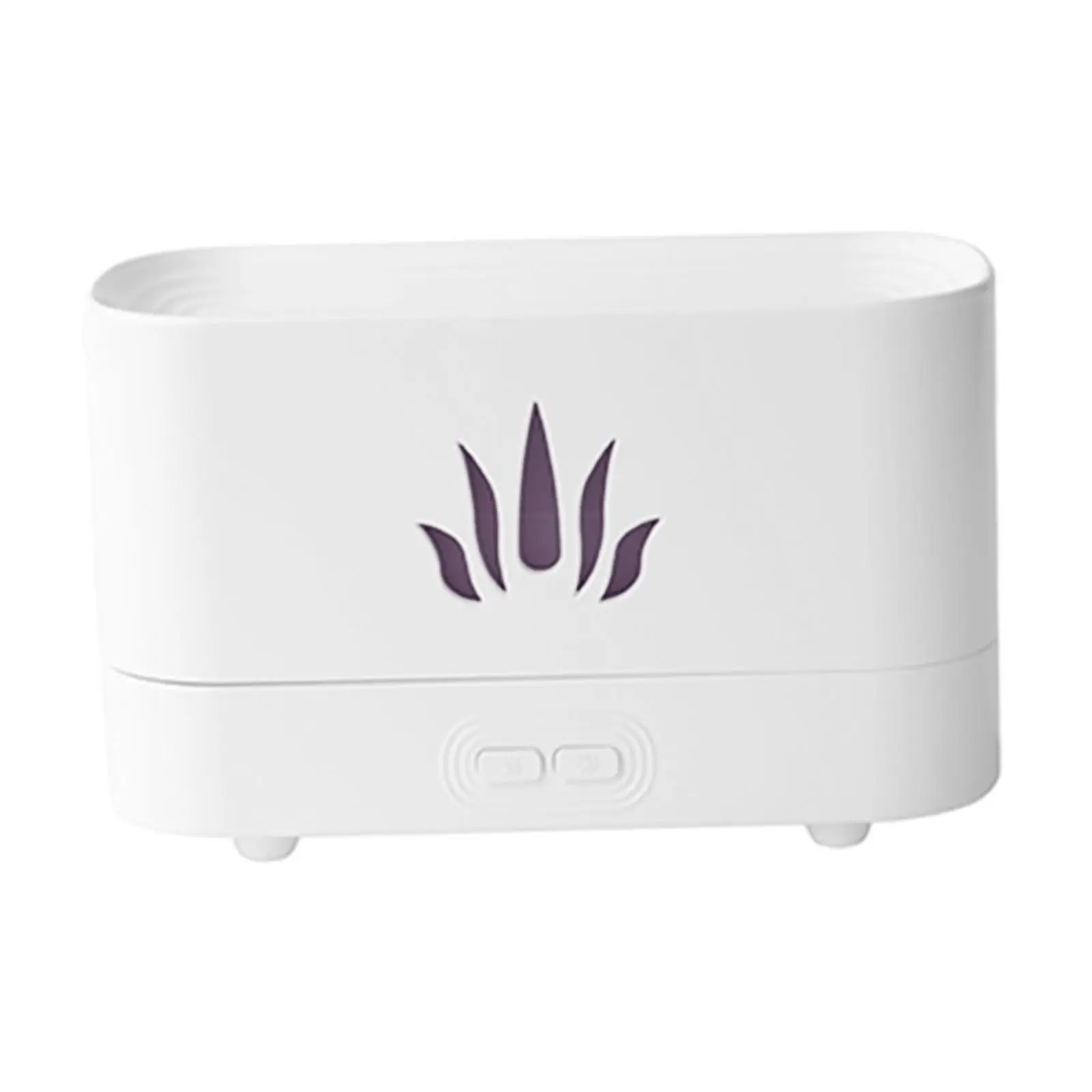 เครื่องกระจายกลิ่นหอมจากเปลวไฟขนาดกะทัดรัดพร้อมไฟป้องกันการปิดไฟเครื่องเพิ่มความชื้นขนาดเล็กสำหรับเป็นของขวัญตกแต่งบ้านในห้องนอนบนโต๊ะ