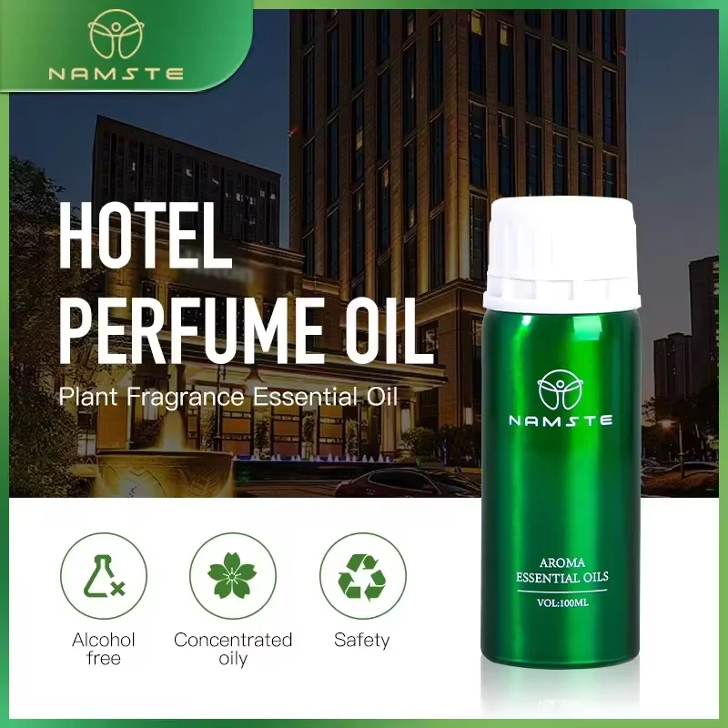 NAMSTE-aceite de Perfume para Hotel, aceites esenciales de 100ML para difusor, ambientador de fragancia de habitación de alta concentración para el hogar y comercial